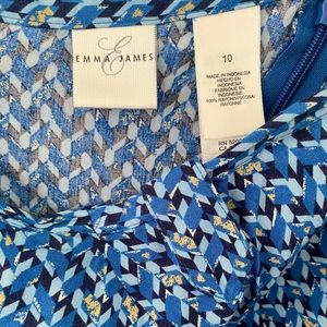 Vintage Emma James Blue Midi Skirt